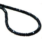 ブラックスピネルネックレス6mm45cm