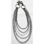  цепочка для бумажника брелок для ключа black metallic ru5 полосный 