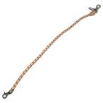  брелок для ключа бумажник код общая длина примерно 540mm сделано в Японии kana me кожа гладкая кожа круг плетеный web152