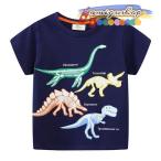 キッズス半袖光るTシャツカットソー...