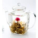 ティーポット 角ポット 360ｍｌ （茶こし付） 耐熱 工芸茶に最適 紅茶 緑茶 中国茶 花茶に