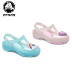 クロックス crocs クロックス イザベラ チャーム クロッグ キッズ crocs isabella charm clog k キッズ サンダル シューズ 子供
