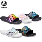 クロックス crocs クラシック クロックス タイダイ グラフィック スライド classic crocs ty dye graphic slide メンズ レディース サンダル シューズ[C/B]
