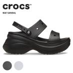 クロックス CROCS サンダル シューズ レディース ベイ サンダル 女性 ウィメンズ シューズ スライドサンダル 耐水 アウトドア 厚底 ボリュームソール 206749