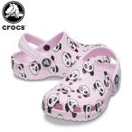 クロックス crocs クラシック パンダ プリント クロッグ キッズ classic panda print clog k キッズ サンダル シューズ 子供