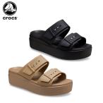 ショッピングCROCS クロックス crocs ブルックリン サンダル ロウ ウェッジ ウィメン brooklyn sandal low wedge w レディース 女性用 サンダル シューズ 厚底[C/B]