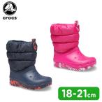 クロックス CROCS ブーツ キッズ クラシック ネオ パフ ブーツ K classic neo puff boot kids シューズ 長靴 子供 ベビー 耐水 軽量 アウトドア 207684