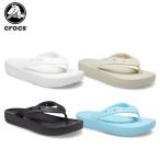 ショッピングcrocband クロックス crocs クラシック プラットフォーム フリップ ウィメン classic platform flip w レディース 女性用 厚底 サンダル シューズ [C/B]