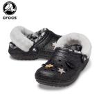 クロックス crocs クラシック ラインド ディスコ グリッター クロッグ classic lined disco glitter clog メンズ レディース サンダル シューズ ボア 秋冬[C/B]