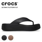 クロックス CROCS サンダル シューズ レディース ゲッタウェイ プラットフォーム フリップ 女性 ビーサン 厚底 ボリュームソール 209410