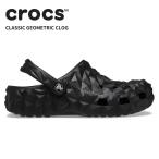 [B]クロックス メンズ レディース サンダル CROCS クラシック ジオメトリック クロッグ Classic Geometric Clog ブラック 209563-001