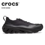 [B]クロックス メンズ レディース スニーカー CROCS エコー サージ Echo Surge ブラック/ブラック 210079-060