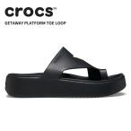 クロックス CROCS サンダル シューズ レディース ゲッタウェイ プラットフォーム トー ループ ウィメンズ 厚底 ボリュームソール 210834