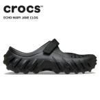 ショッピングクロックス レディース [B]クロックス レディース サンダル CROCS エコー メリージェーン クロッグ Echo Mary Jane Clog ブラック 211996-001