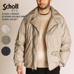 ショッピングschott ショット×ナンガ メンズ ダウンジャケット Schott x NANGA オーロラ ダブルブレスト ダウンジャケット 冬 7825253004