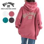 ショッピングビラボン ビラボン レディース プリント スウェット パーカー BILLABONG レディース ARCH LOGO BIG LOOSE プルオーバーパーカー BF014016 長袖トップス 秋 冬