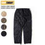 ショッピングPT タイオン×グリップスワニー メンズ ダウンパンツ TAION X GRIP SWANY ダウンカーゴパンツ キルティング ボトムス  TAION-GRIPSWANY-PT01