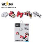 クロックス CROCS ジビッツ jibbitz シューズアクセサリー ディズニー ミニー 5個パック Disney Minnie 5pk 小物 サンダル チャーム デコ