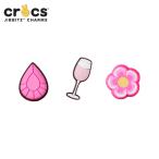  Thai ba машина tie backer розовый сандалии ba машина 3 шт упаковка pink sandal 3pk Crocs обувь аксессуары ji Bit'z 