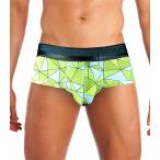 メンズ ブリーフ モスマン MOSMANN BLACK LABEL YELLOW ABSTRACT PRINT BRIEF S,M,L,XL