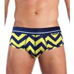 メンズ ブリーフ モスマン MOSMANN LUXE Yellow Navy Brief S,M,L,XL