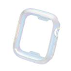 アップルウォッチ カバー Apple Watch Series 9 / 8 / 7 [ 41mm ] バンパー ソフト ケース 側面保護 &me オーロラクリア