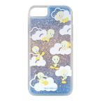 iPhone SE3 SE2 ケース ルーニーテューンズ トゥイーティー キラキラ キャラクター グッズ カバー スノードーム ラメグリッター  アイフォン アイホン