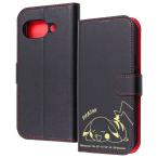 GooglePixel9a ケース 手帳型 ポケモン ピカチュウ ブラック キャラクター グッズ 衝撃吸収 ベルト  Google Pixel グーグル ピクセル