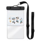 防止スマホ ポーチ ショルダー ディズニー ミッキー フレンズ 透明 クリア スマホ ミニ バッグ ミニショルダー バッグ ななめがけ