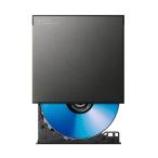  Elecom Logitec установленный снаружи Blue-ray Drive BD DVD CD USB 3.2 Gen1/3.0 кабель 2 шт модель C+ модель A записывание воспроизведение редактирование автобус энергия черный тонкий ELECOM