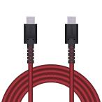 エレコム USBケーブル 2m Type-Cオス - オス 断線に強い高耐久 PD対応 レッド MPA-CCS20PNRD