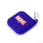 Yahoo! Yahoo!ショッピング(ヤフー ショッピング)スマートポーチ MARVEL ロゴ ネイビー ケース イヤホン 小物 収納 カラビナ付 バック シリコン かわいい 可愛い おしゃれ キャラ PGA