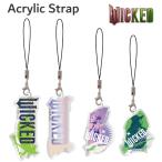 WICKED ストラップ スマホ モバイル アクリル Lサイズウィキッド キャラクター グッズ 携帯 アクセサリー チャーム キーホルダー