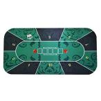 テキサスホールデム ポーカー レイアウト プレイマット 収納袋付き Gany (60cm×120cm)