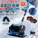 2025冬の新品 除雪機 充電式 電動 コードレス 除雪幅300mm 除雪高170ｍm 大容量バッテリー 伸縮除雪機 折り畳み式 軽量 雪かき ハイパワー 家庭用 除雪用品