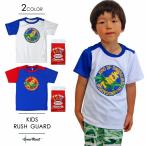  Rush Guard короткий рукав Kids Junior динозавр ...... принт детский мужчина мужчина . купальный костюм UV блок выгоревший на солнце участок предотвращение путешествие за границу морская вода .
