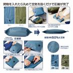 ケース販売・60個以上でご注文下さい(数量未満はストアへ要相談)　ギュッとコンパクト！マチ付圧縮バッグ　送料無料