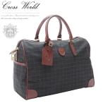 18L 日本製 チェック柄 ボストンバッグ メンズ レディース 旅行 旅行バッグ 軽量 2泊 旅行カバン トラベルバッグ 男女兼用 1泊 おしゃれ 黒 ブラック CWH190620N