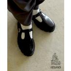 ショッピングストラップ アルテサノス ARTESANOS Tストラップシューズ レザー 革靴 厚底 プラットフォーム GU12-526-10-FL cpn1015