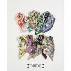 【期間限定ポイント10倍】ビンドゥー BINDU バンダナ ユニセックス bandana ハンカチ ビンテージ風 マッププリント インド綿 ギフト プレゼント BBB1312