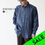 ショッピングINDIVIDUALIZED アウトレット インディビジュアライズド シャツ INDIVIDUALIZED SHIRTS ブリージー リネン レギュラーカラー 長袖シャツ BREEZY LINENS メンズ