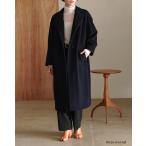 ミズイロインド mizuiro ind コート ウール ブレンド スタンドカラー wool blend stand collar coat 3-270051 cpn135