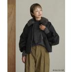【ポイント10倍】ミズイロインド mizuiro ind アウター ボアカラー ショートブルゾン レディース boa collar short blouson 4-270037