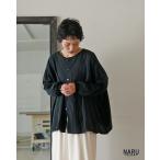 【最大20%OFFクーポン対象】ナル NARU ブラウス 前後2WAYシャツ ダブルガーゼ ワイドフレアブラウス(2WAY) ワイド 通気性 665811 xp10 cpn10