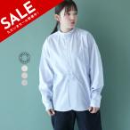 SALE！オーシバル オーチバル ORCIVAL シャツ バンドカラー レディース ホワイト ピンク ブルー 白 桃 青 OR-B0273 TYG