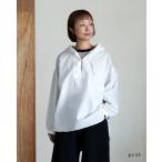 ショッピングprit プリット prit エアリーコットン フードプルオーバーシャツ レディース P81628