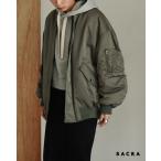 ショッピングPREMIUM サクラ SACRA ブルゾン PREMIUM H.COUNT TWILL FLIGHT JACKET プレミアム ハイカウント ツイル フライトジャケット レディース BZ 125604031 cpn10