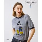 【再生産につきGRAYのみ予約販売】シンゾーン THE SHINZONE ディズニーコレクション ミッキー リンガー ティー 半袖 Tシャツ 24SMSCU09