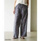 【先行予約】ソソット sosotto イージーパンツ LIBERTYタナローンギャザーパンツ レディース 42612926