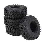 118/2.2インチラバータイヤ,4ピース,1/10 rcクローラー用,アキシャルscx10 wraith capra r10 traxas trx4 d90